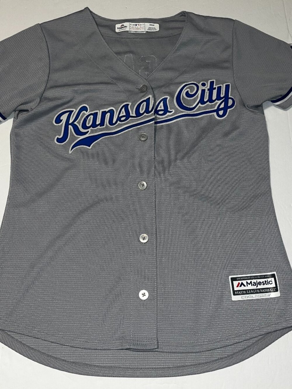 Majestic Kansas City Royals Eric Hosmer women's baseball jersey medium